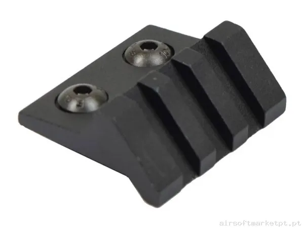 Externo Trilho M-Lok Js Tactical 3 Slot 45º negro — Acessórios & Componentes — Airsoft Market PT