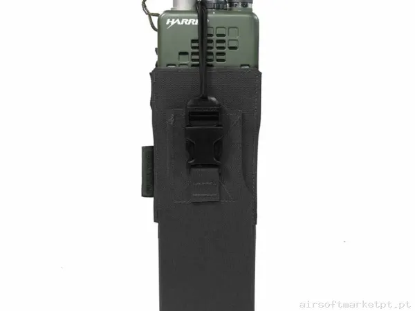 Pouch Portaradio Warrior Assault Láser Cut Mbitr/Harris Radio negro — Coletes & Rigs — Airsoft Market PT