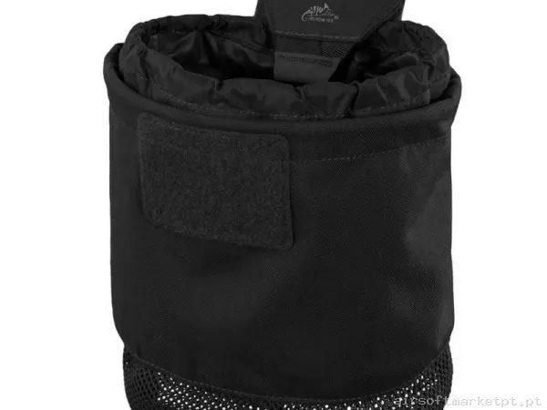 Pouch Bolsa Descarga Enrollable Helikon-Tex Competition Dump negro — Coletes & Rigs — Airsoft Market PT