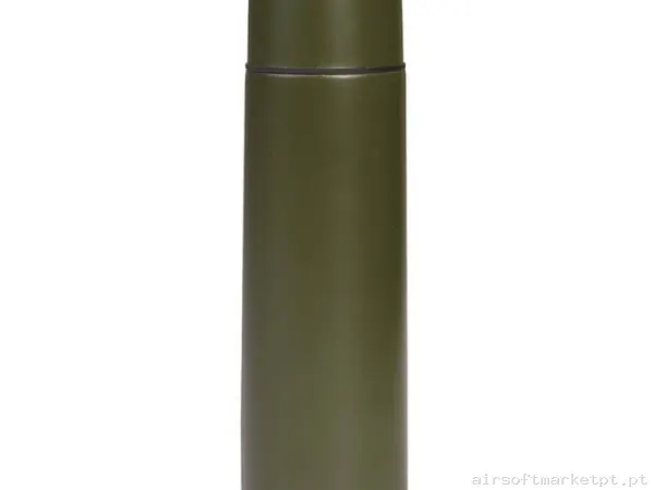 Termo Mil-Tec Vakuum S/Steel 0.5l verde od — Outros — Airsoft Market PT