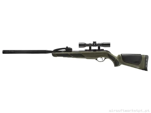 Airgun Gas Pistão 5.5mm Carabina Gamo Swarm Maxxim Igt 24j com Mira 4x32wrh verde od — Rifles de Assalto (AR/M4/AK) — Airsoft Market PT