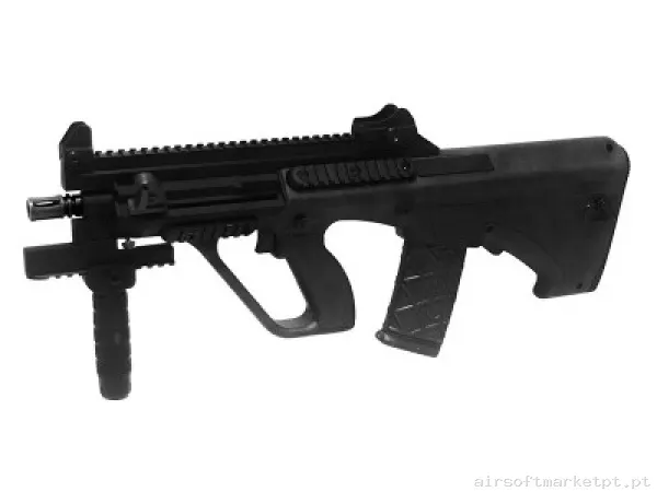 Steyr Aug A3 XS Commando ASG Sim — Rifles de Assalto (AR/M4/AK) — Airsoft Market PT
