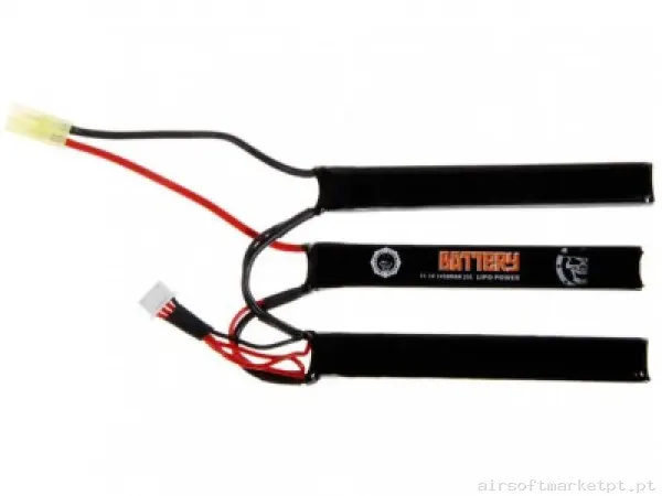 Batería LI-PO 11,1/1450 Duel Code — Baterias & Carregadores — Airsoft Market PT
