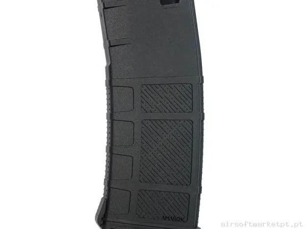 Magazine Réplica Midcap M4 Amarok Fast Feed A2 Polimero 250 Bbs negro/Gris — Carregadores / Magazines — Airsoft Market PT