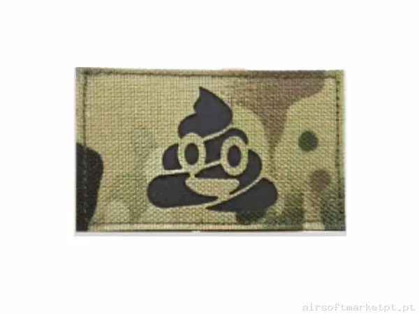 Parche De Tela Emoji Feliz Multicam — Patches & Decoração — Airsoft Market PT