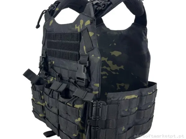 CHALECO FCS SIXMM MULTICAM BLACK — Coletes & Rigs — Airsoft Market PT