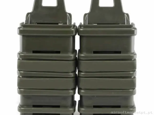 Pouch Magazine Pouch Fastmag Doble Mp7 Wosport verde od — Coletes & Rigs — Airsoft Market PT