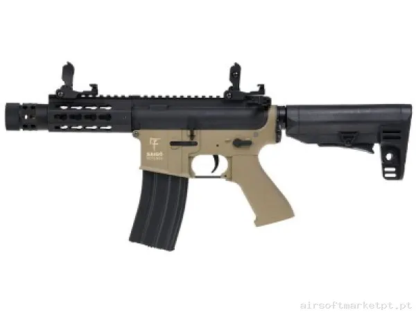 M4 Kenji Curto Saigo Defense Não Tan — Rifles de Assalto (AR/M4/AK) — Airsoft Market PT