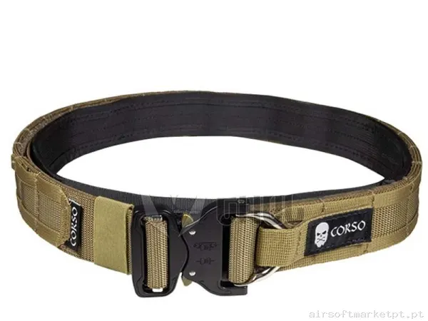 CEÑIDOR CORSO HOOK MOLLE MK2 COYOTE - L/XL — Gear Táctico — Airsoft Market PT