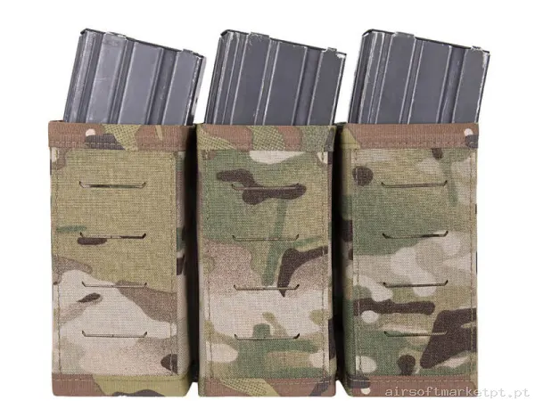 Pouch Magazine Pouch Triplo M4 Warrior Assault Corte a Laser multicam — Coletes & Rigs — Airsoft Market PT