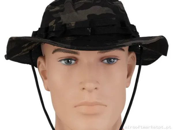 Chambergo Cygnus Armory Boonie Onyx Gen.ii Estilo multicam Preto — Proteção Ocular & Facial — Airsoft Market PT