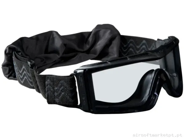 Óculos Pantalla Bolle Tactical X810 Pc Transparente preto — Proteção Ocular & Facial — Airsoft Market PT