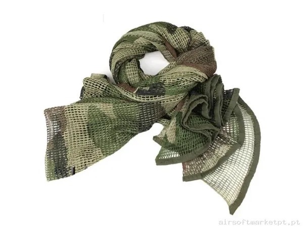 Lenço Tático Oem Malha Woodland — Proteção Ocular & Facial — Airsoft Market PT