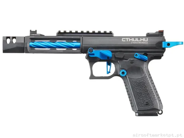 Réplica GBB Pistola Lancer Tactical Cthulhu Tandemkross negra/Azul — Pistolas — Airsoft Market PT