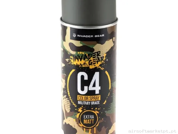 Pintura Spray Invader Gear C4 Mil Grade Color Ral7009 — Outros — Airsoft Market PT