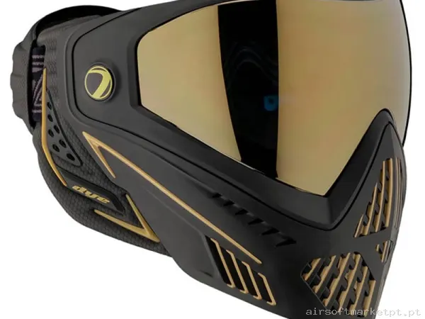 Máscara Dye I5 Thermal Goggle Onyx Black Gold 2.0 — Proteção Ocular & Facial — Airsoft Market PT