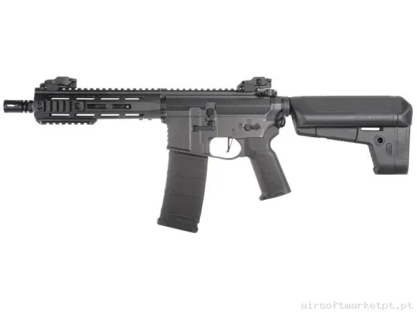 Réplica AEG M4 Delta Armory Charlie DA-C08-CRB M-Lok 8" negra — Rifles de Assalto (AR/M4/AK) — Airsoft Market PT
