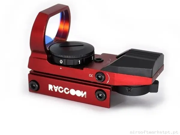 Red Dot Abierto Holográfico Akedo Rojo - Raccoon — Miras & Ópticas — Airsoft Market PT