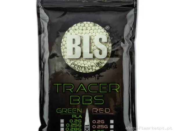 BBs Bio 0.30g Trazadoras Bls Bio Tracer Bbs 1kg Verdes — Munição (BBs) — Airsoft Market PT