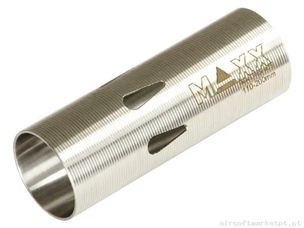 Interno Cilindro AEG Maxx Model Type F Aço Inoxidável CNC Cano 110-200MM — Peças Internas (AEG) — Airsoft Market PT