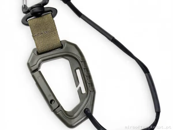 Mosqueton Tático Mil-Tec Missiongear Carabiner verde od — Outros — Airsoft Market PT