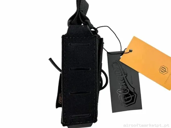 Pouch Portacargador Pistola Conquer Corte Láser Negro — Coletes & Rigs — Airsoft Market PT