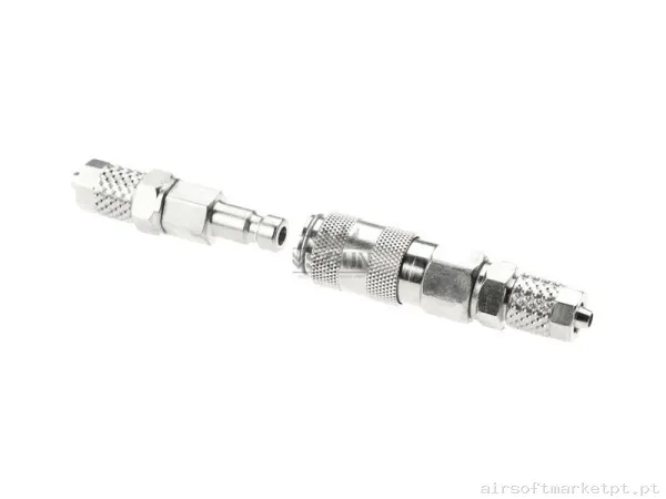 Adaptador hpa mancraft qd connector fi 4mm — HPA & Linhas — Airsoft Market PT