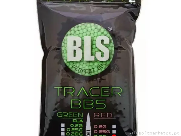 BBs 0.20g Tracer Bls Tracer Bbs 1kg Verdes — Munição (BBs) — Airsoft Market PT
