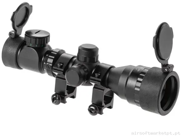 Mira telescópica 2-6X32 Victoptics A3 Aoe Negra — Miras & Ópticas — Airsoft Market PT