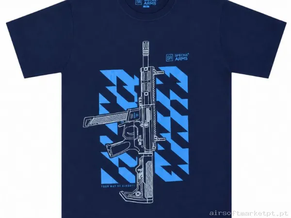 CAMISETA SPECNA ARMS YOUR WAY OF AIRSOFT AZUL — Vestuário (Fardas) — Airsoft Market PT