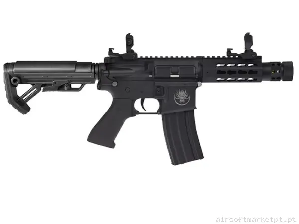 Réplica Kenji Short S Black Saigo Defense+Nub+Goma Maple Leaf — Rifles de Assalto (AR/M4/AK) — Airsoft Market PT