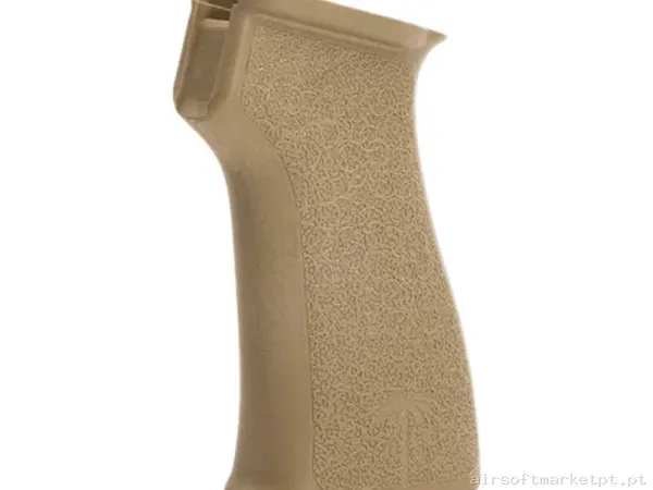 Externo Pistolete AEG Ak PTS Us Palm Battle Grip Terra Escura — Acessórios & Componentes — Airsoft Market PT