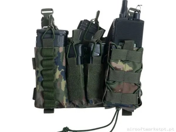 PANEL ASALTO FORCE MK1 DELTA TACTICS BOSCOSO PIXELADO — Coletes & Rigs — Airsoft Market PT