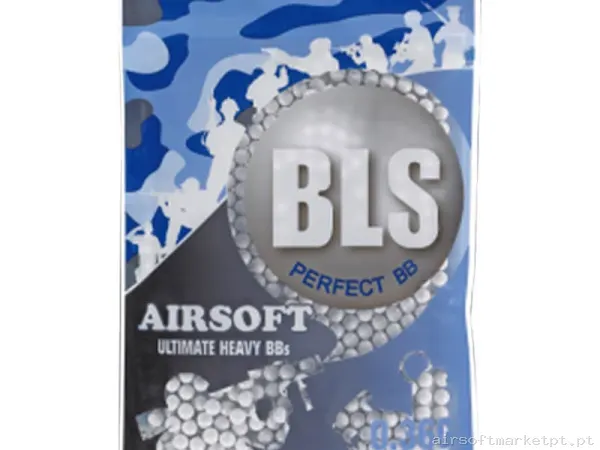 BBs 0.36g Bls Ultimate Heavy 1000 BBs Brancas — Munição (BBs) — Airsoft Market PT