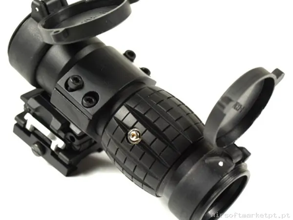 Mira telescópica Magnificador 3x Oem 301 Bk Abatible negro — Miras & Ópticas — Airsoft Market PT