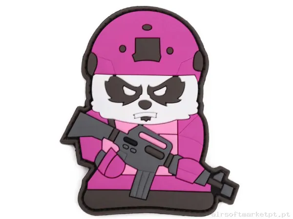 Parche Oso Panda Fusilero Pvc 3d Beige Inmortal Warrior — Patches & Decoração — Airsoft Market PT