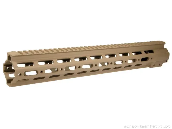 Externo Guardamão M-Lok Delta Armory Tempest 2 A20 15.2" tan — Acessórios & Componentes — Airsoft Market PT