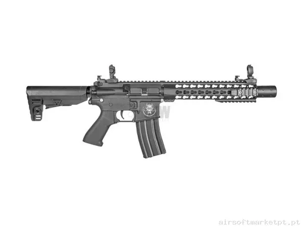 Réplica Kenji Long Negra Saigo Defense +Nub+Goma Maple Leaf — Rifles de Assalto (AR/M4/AK) — Airsoft Market PT