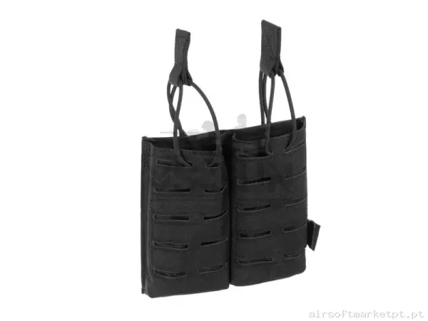 Pouch Doble Molle M4 Corte Láser GEN2 Negro - Invader Gear — Coletes & Rigs — Airsoft Market PT