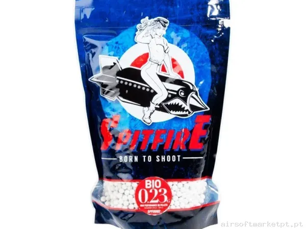 Bolas Spitfire 0.23g Bio 1kg Blancas — Munição (BBs) — Airsoft Market PT