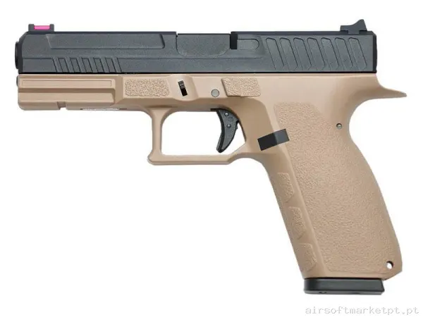 Réplica GBB Pistola Kj Works KP-13 tan — Pistolas — Airsoft Market PT