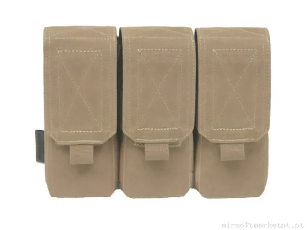 Pouch Magazine Pouch Triplo M4 Warrior Assault de Doble Capacidade 5.56 coyote tan — Coletes & Rigs — Airsoft Market PT