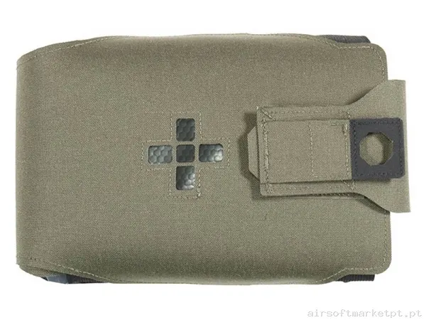 Pouch Médico Warrior Assault Laser Cut Grande Horizontal Individual Primeira Sede Ifak verde Ranger — Coletes & Rigs — Airsoft Market PT