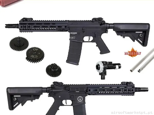 Réplica Rossi Seal Negra Full Mr.Hop Upgrade — Rifles de Assalto (AR/M4/AK) — Airsoft Market PT