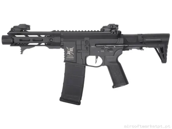 Réplica AEG M4 Delta Armory Bravo DA-B16-EGL Talos 1 PDW Eagle negra — Rifles de Assalto (AR/M4/AK) — Airsoft Market PT