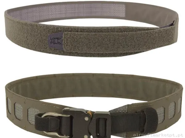 Cinturão tático MOLLE Warrior Assault Tegris Belt com Velcro Interno 38mm Ranger Green — Gear Táctico — Airsoft Market PT