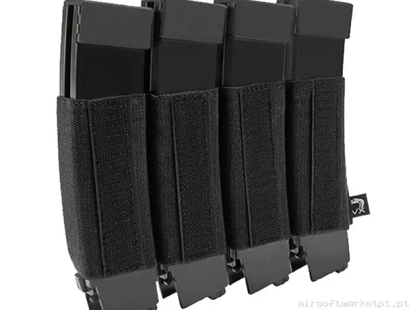 Portacargador Quad VX SMG Viper Negro — Coletes & Rigs — Airsoft Market PT