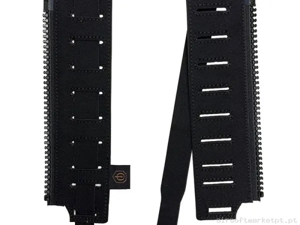 Adaptador de Zíper Conquer para Sistema MOLLE preto — Coletes & Rigs — Airsoft Market PT
