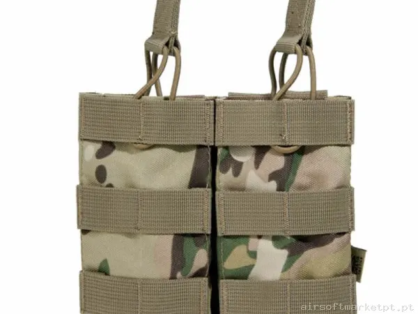 Pouch Magazine Pouch Doble M4 Delta Tactics Open Top Estilo multicam — Coletes & Rigs — Airsoft Market PT