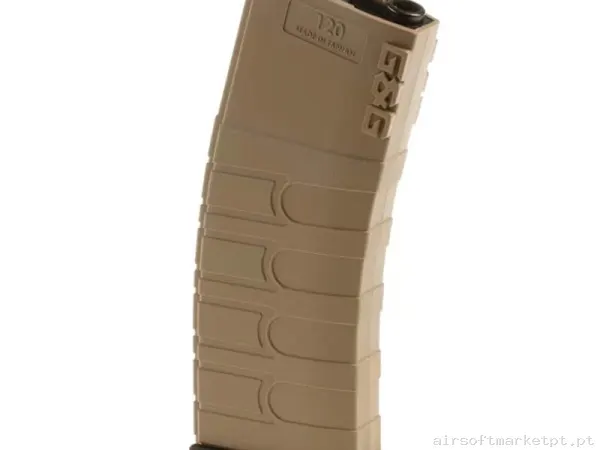 Magazine Réplica Midcap M4 G&G Polimero 120 Bbs tan/Negro — Carregadores / Magazines — Airsoft Market PT